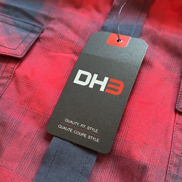 DH3 Long Sleeve Button Shirt / XL / New - Picture 4 of 6